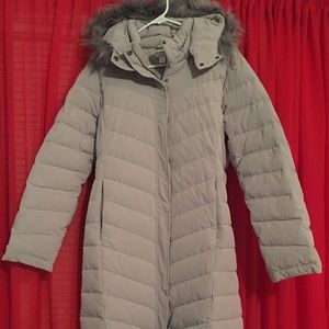 Garnet Hill Chevron Down Coat Size 10